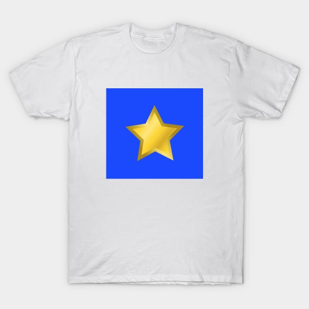 Gold Star - Level Up T-Shirt by TeddyBearSal